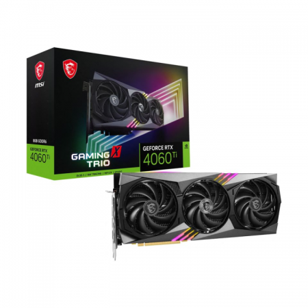 Видеокарта MSI GeForce RTX 4060 Ti GAMING X TRIO (RTX 4060 Ti GAMING X TRIO 8G)