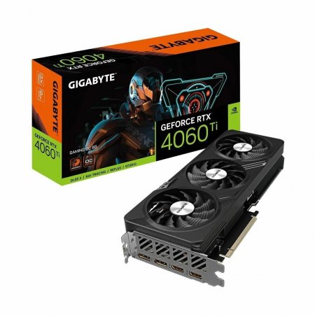 Видеокарта Gigabyte GeForce RTX 4060 Ti GAMING OC (GV-N406TGAMING OC-8GD)