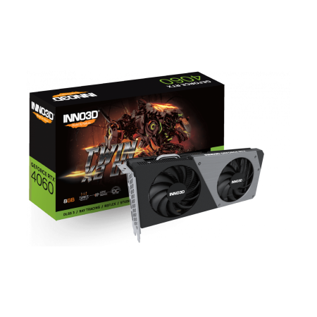 Видеокарта Inno3D GeForce RTX4060 TWIN X2 OC WHITE (N40602-08D6X-173051W)