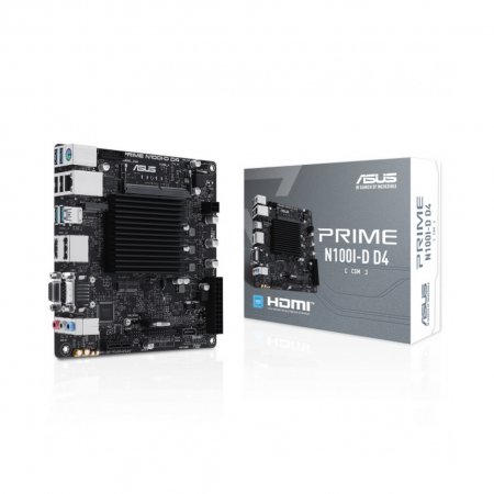 Материнская плата Asus PRIME N100I-D D4-CSM (90MB1F70-M0EAYC)