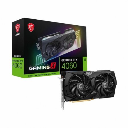 Видеокарта MSI 8Gb NVIDIA GeForce RTX 4060 (RTX 4060 GAMING X 8G)