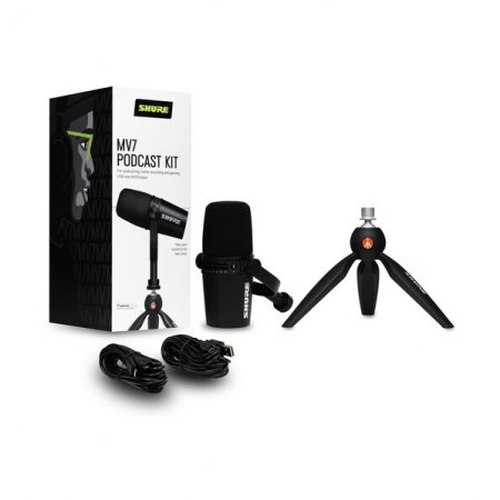 Микрофон Shure MV7-K-BNDL