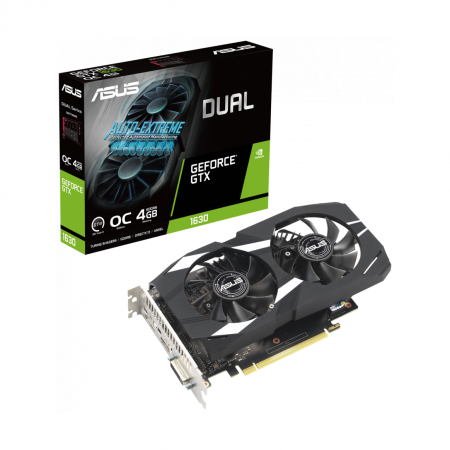 Видеокарта Asus GeForce GTX 1630 DUAL-GTX1630-O4G 4 Гб DDR6 (90YV0I54-M0NA00)