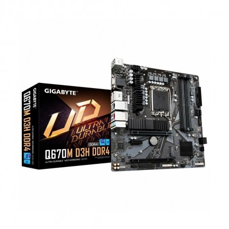 Материнская плата Gigabyte Q670M D3H DDR4