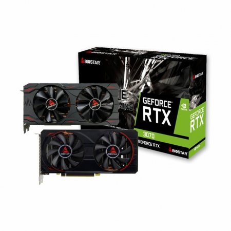 Видеокарта Biostar GeForce RTX 3070 8Гб GDDR6 (VN3706RM82)