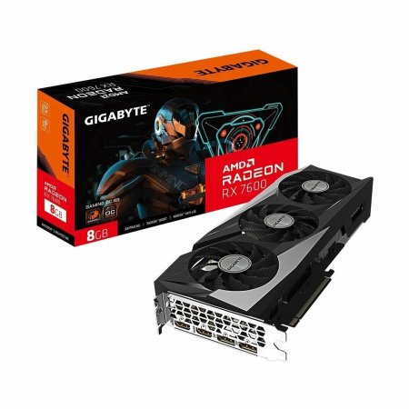 Видеокарта Gigabyte AMD Radeon RX 7600 GAMING OC (GV-R76GAMING OC-8GD)